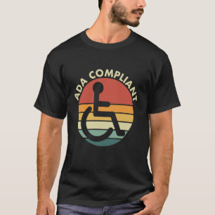 ADA-konforme Barrierefreiheitskonformität Deaktivi T-Shirt