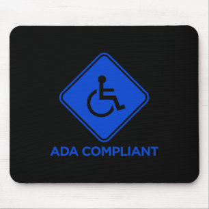 ADA-konforme Mit Behinderung Barrierefreiheit Mousepad