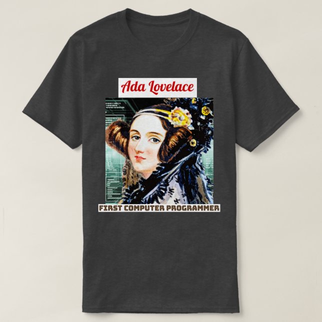 Ada Lovelace 1 T-Shirt (Design vorne)
