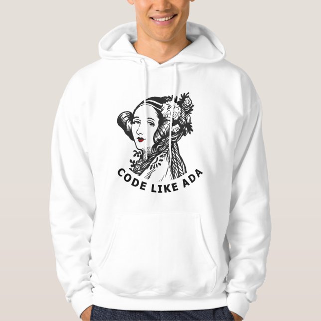 Ada Lovelace - Code wie Ada Hoodie (Vorderseite)
