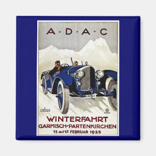 ADAC Vintage Automobilwerbung 1925 Magnet