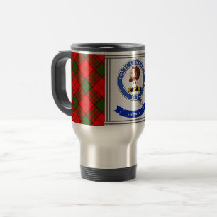 Adair Clan Abzeichen & Tartan Personalisiert Reisebecher