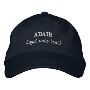 Adair Clan Motto bestickter Hut