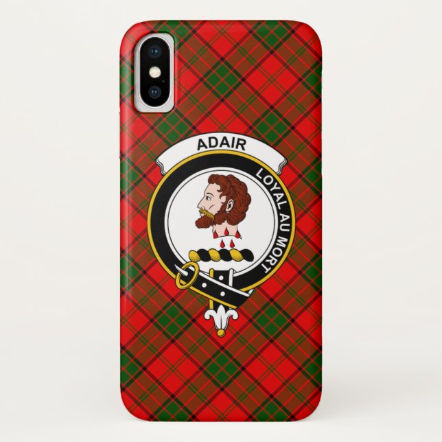 Adair Scottish Clan Tartan Phone Case (Rückseite)