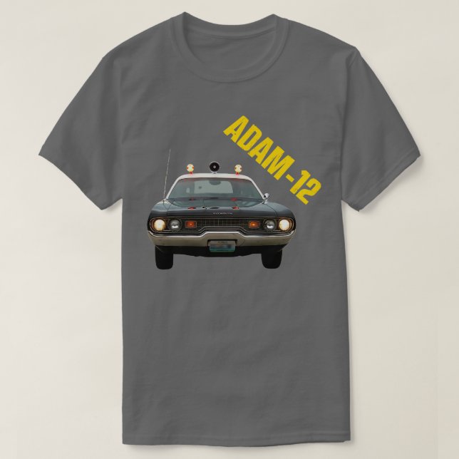 Adam 12 Patrol 60sles années 70 Cop Show TShirt (Design devant)