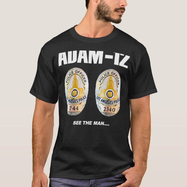 Adam-12 Tv Police Man Os Angeles Police 744 Od Ang T-Shirt (Vorderseite)