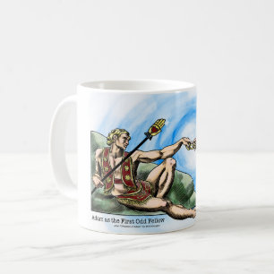 Adam als Erstes ungutes Fellow Kaffeetasse