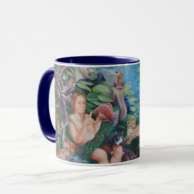Adam appelant des animaux et l'aspect des tasses (Devant gauche)