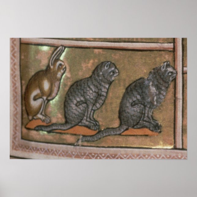 Adam benennt die Tiere in North Midlands Poster (Vorne)