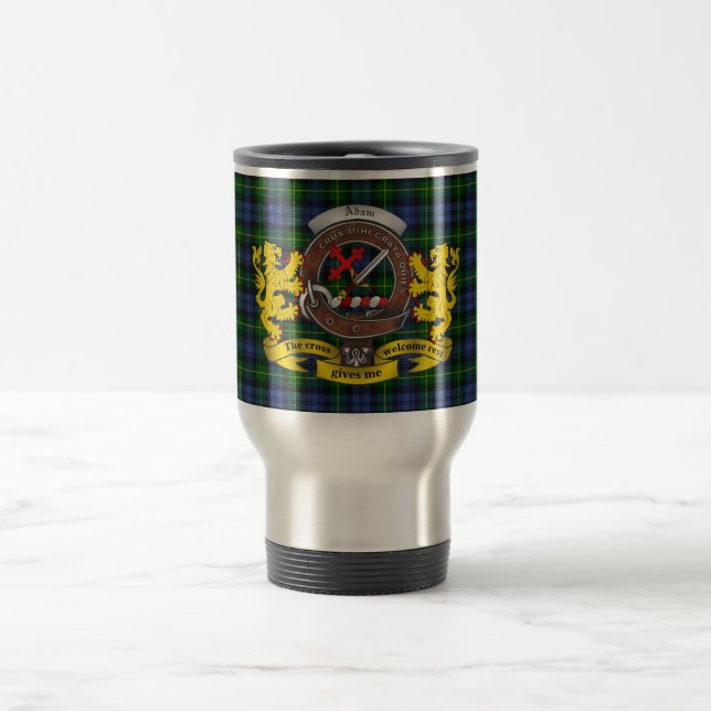 Adam Clan Badge Travel Mug (Centre)