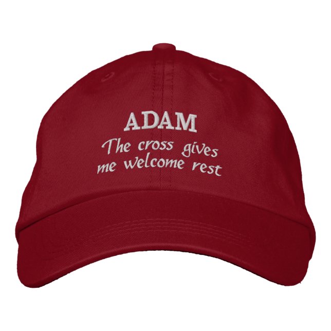 Adam Clan Motto Casquette brodé (Devant)