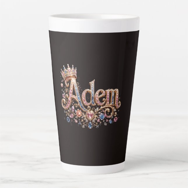 Adam Crown Custom Kaffeetasse Milchtasse (Vorderseite)