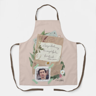 Adam Driver "Schauspiel" Quote All-over Print Schü Schürze