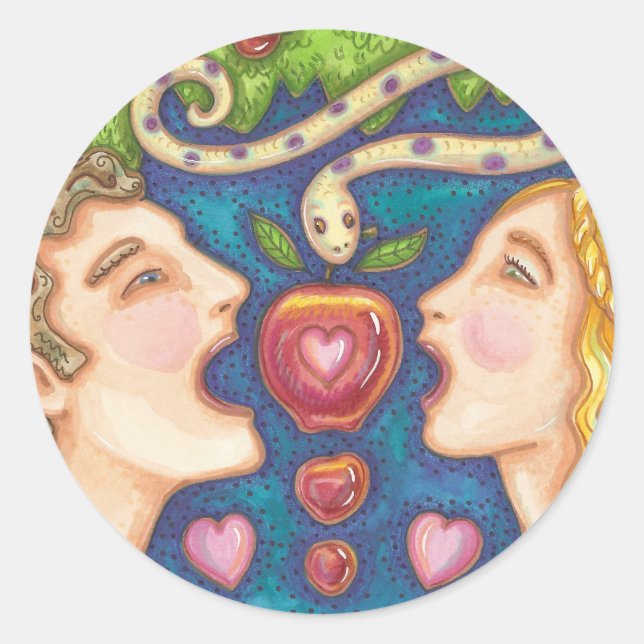 Adam Et Eve APPLE SEDUCTION STICKERS Feuille (Devant)