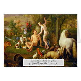 Adam et Eve dans le jardin