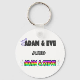Adam & Eve & Adam & Steve Schlüsselanhänger