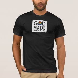 Adam Eve und schwarzes T-Shirt Steve