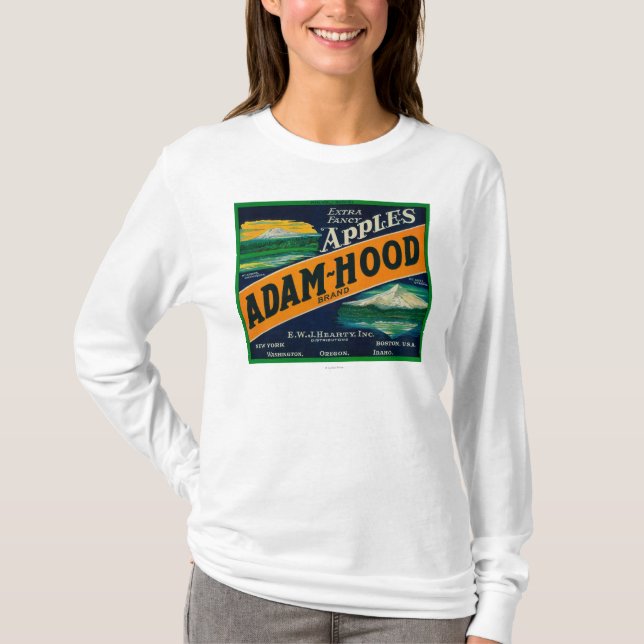Adam-Haube Apple-Kiste LabelHood Fluss ODER T-Shirt (Vorderseite)