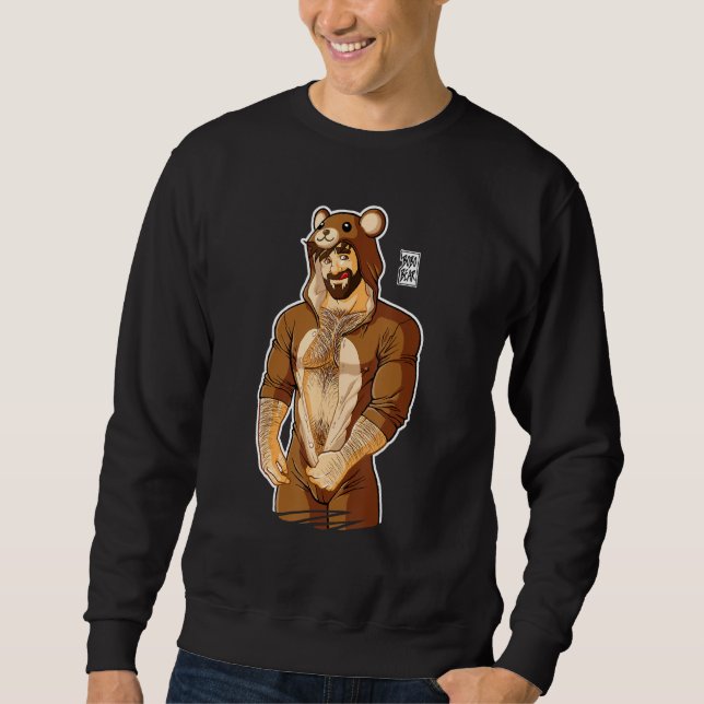 Adam Likes Teddy Bears Sweatshirt (Vorderseite)