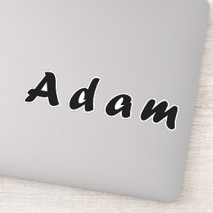 Adam name, für Adam Aufkleber