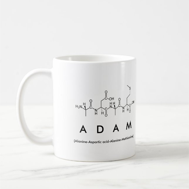 Adam-Peptid-Tasse Kaffeetasse (Links)
