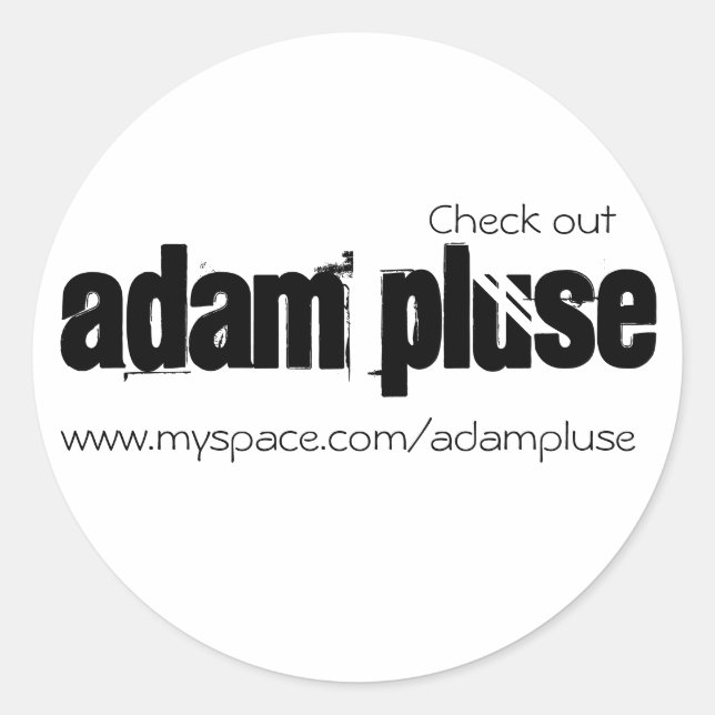 Adam Pluse - Stickers (Devant)