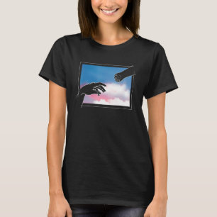 Adam-Schöpfung Katzenmutter Katzenliebhaber Christ T-Shirt
