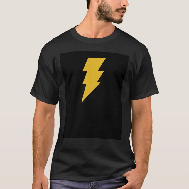 Adam Shazam T-shirt noir (Devant)