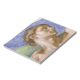 Adam, Sixtinische Kapelle von Michelangelo Notizblock