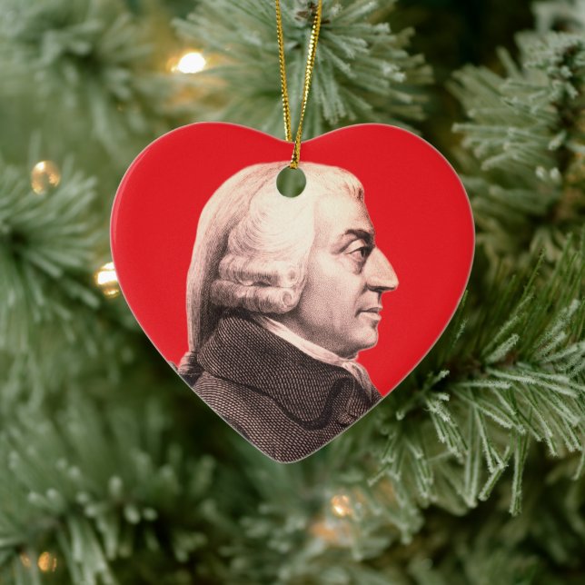 Adam Smith Keramik Ornament (Baum)