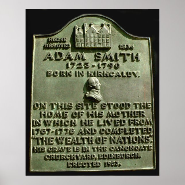 Adam-Smith Poster (Vorne)