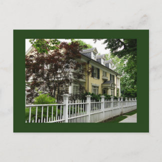 Adam Style House Ende des 18. Jahrhunderts Postkarte