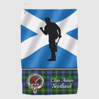 Adam Tartan Personalisiertes Golfhandtuch Sein