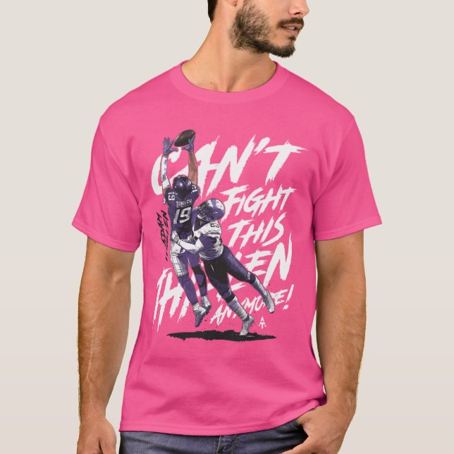 Adam Thielen Minnesota kämpft dieses Thema T-Shirt (Vorderseite)