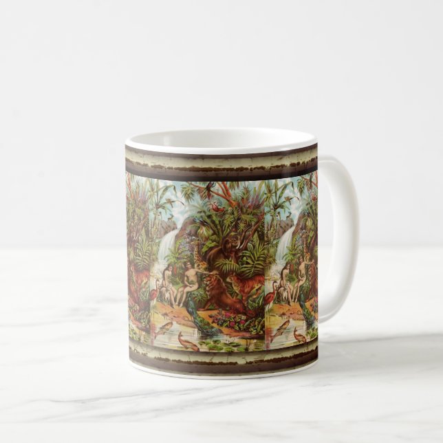 Adam und Eva im Garten Kaffeetasse (VorderseiteRechts)