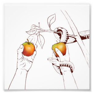 Adam und Eve Fotodruck