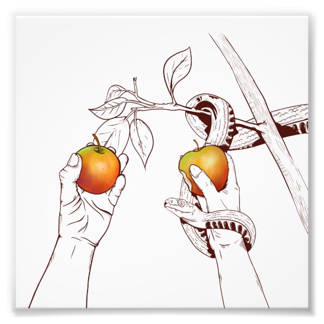 Adam und Eve Fotodruck (Vorne)