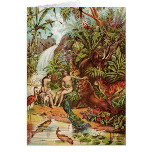 Adam und Eve im Garten