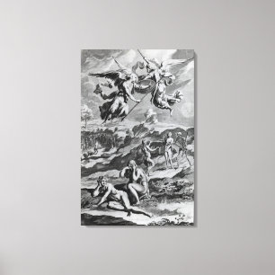 Adam und Eve nach dem Fall Leinwanddruck