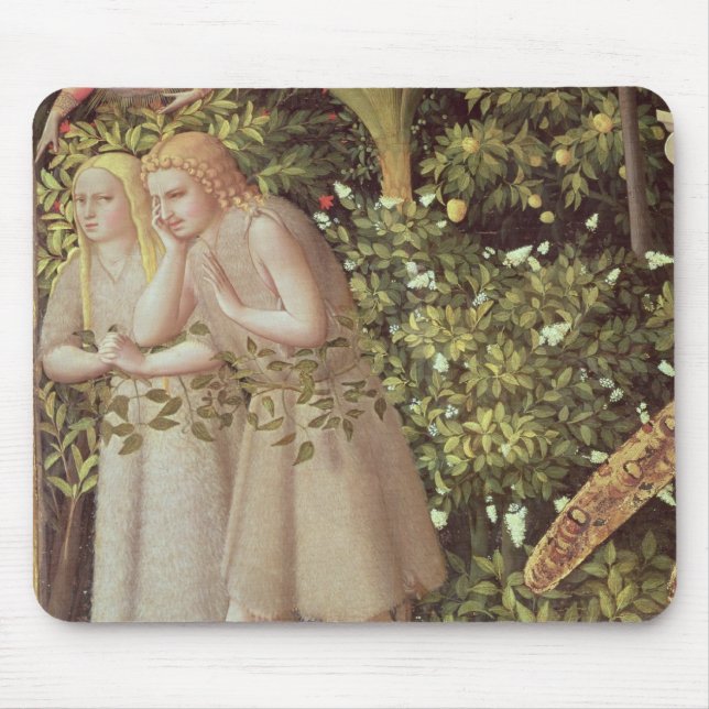 Adam und Eve weggetrieben vom Paradies Mousepad (Vorne)