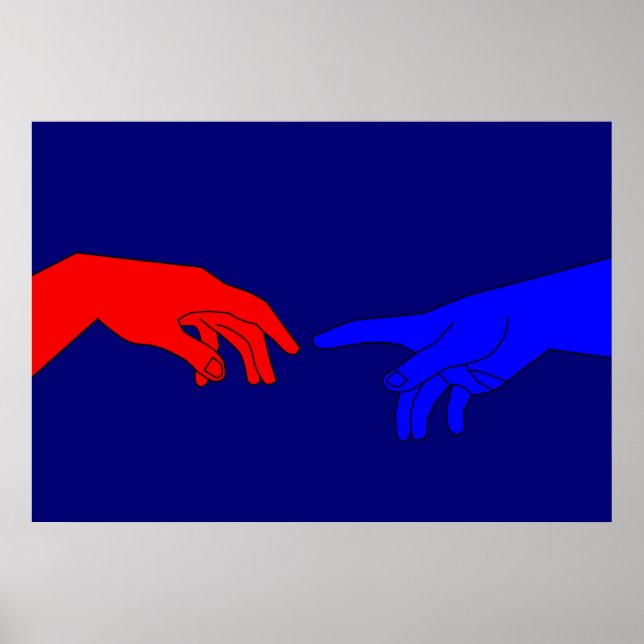 Adam und Gott Poster (Vorne)