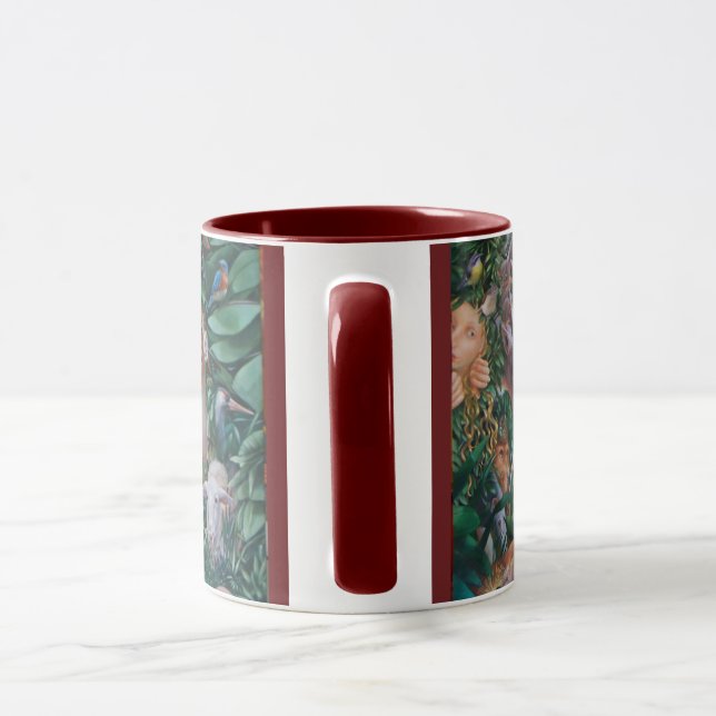 Adam, welches die Tiere und das Appearancce von Tasse (Griff)