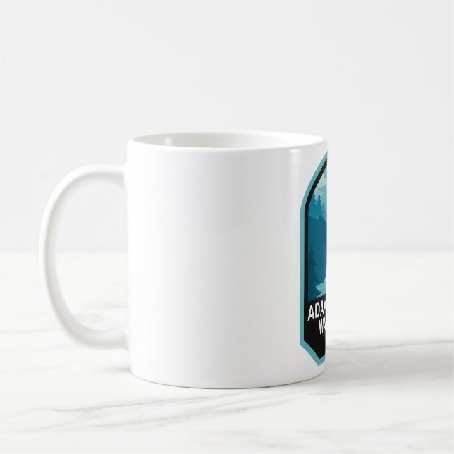 Adams Canyon Waterfall Utah Kaffeetasse (Links)