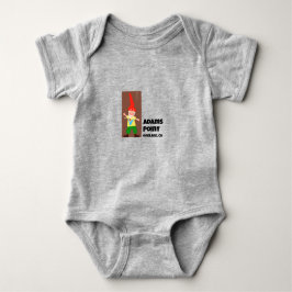 Adams Point Gnome Baby Bodysuit Strampler