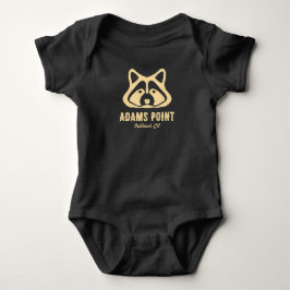 Adams Point Raccoon Baby T-Shirt Strampler