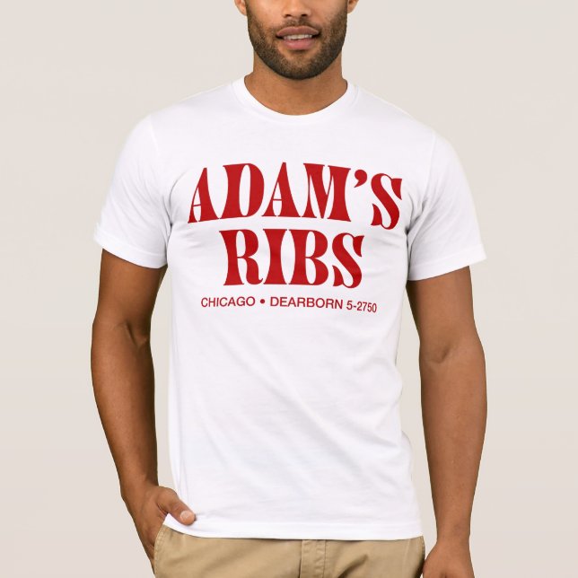 Adams-Rippen T-Shirt (Vorderseite)