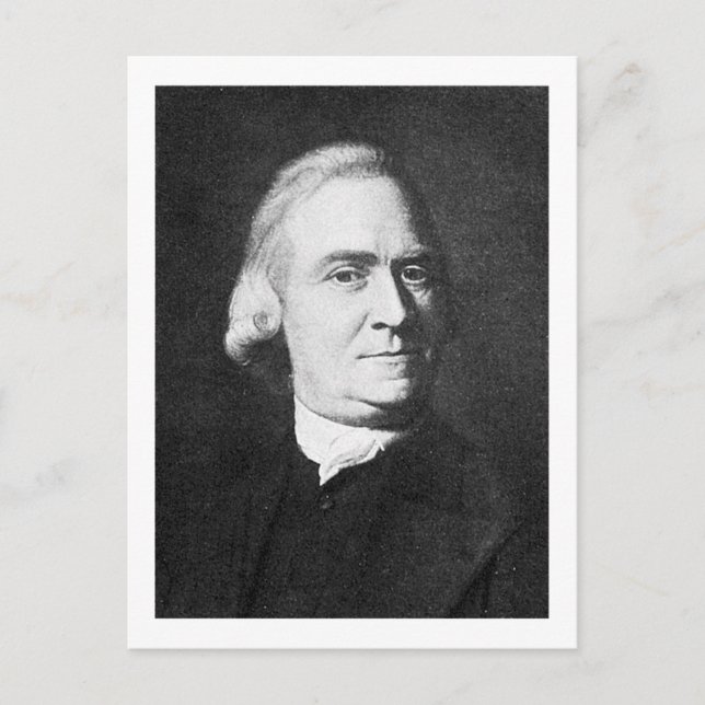 Adams ~ Samuel Adams 1722 - 1803 Postkarte (Vorderseite)