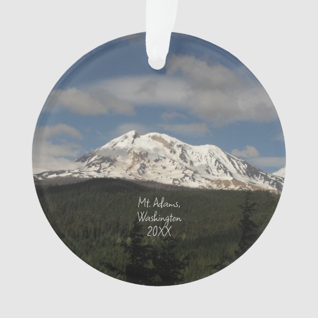 Adams, Washington, Landschaftliches Foto Ornament (Vorderseite)