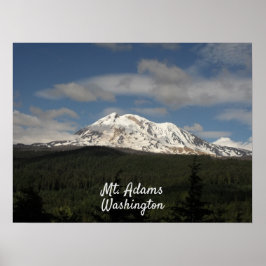Adams Washinton mit Forest und Blue Sky Foto Poster