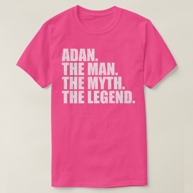 AdanAdan Name Adan Vorname T-Shirt (Design vorne)